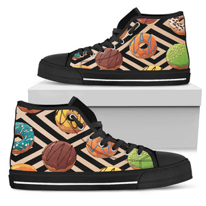 Sweet Donuts Women's High Top Shoes