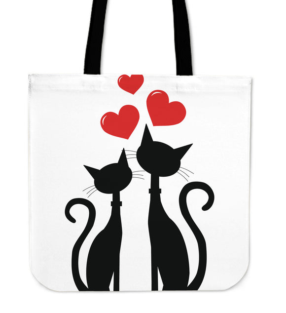In Love With Cats Cloth Tote Bag