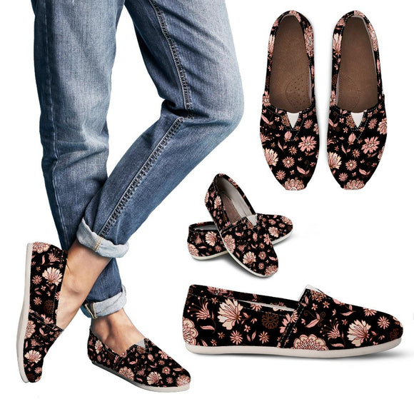Flowery Modern Style Women's Casual Shoes
