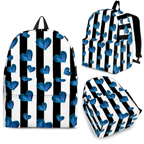 Blue Hearts Backpack