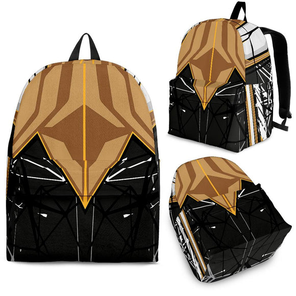 Racing Cosmic Style Black & Brown Vibe Backpack