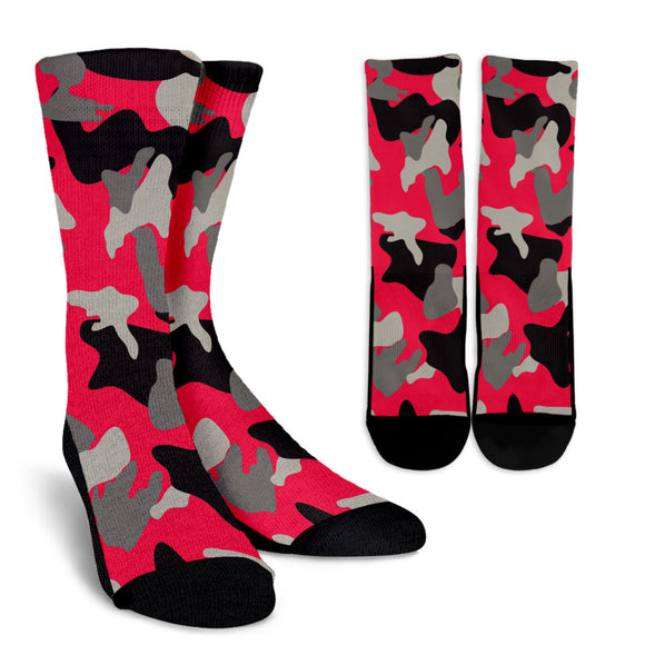 Woman Army Style Crew Socks