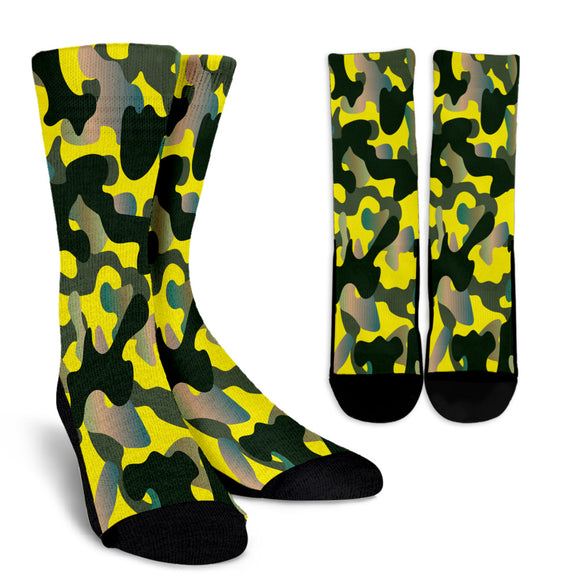 Visible Camouflage Crew Socks