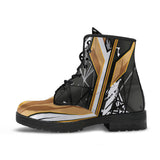 Racing Style Black & Brown 1 Unisex Leather Boots