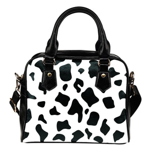Cow Pop Art Shoulder Handbag