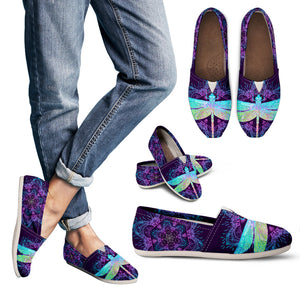 Purple Dragonfly Women's Casual Shoes