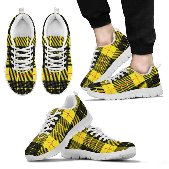 Yellow Tartan Passion Men's Sneakers