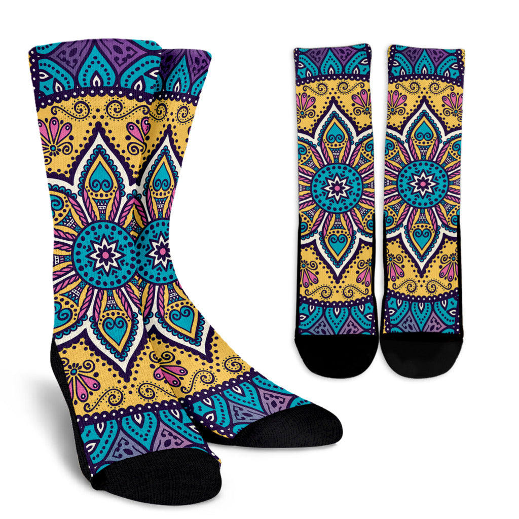 Lovely Boho Mandala Vol. 3 Crew Socks – This is iT Original