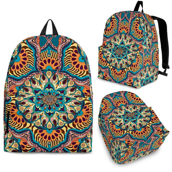 Luxury Summer Mandala Backpack