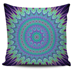 Luxury Psychedelic Purple Pillow Cover