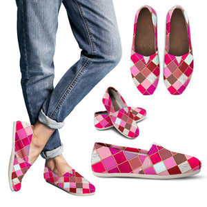 Pink Tiles Magical World Women's Casual Shoes