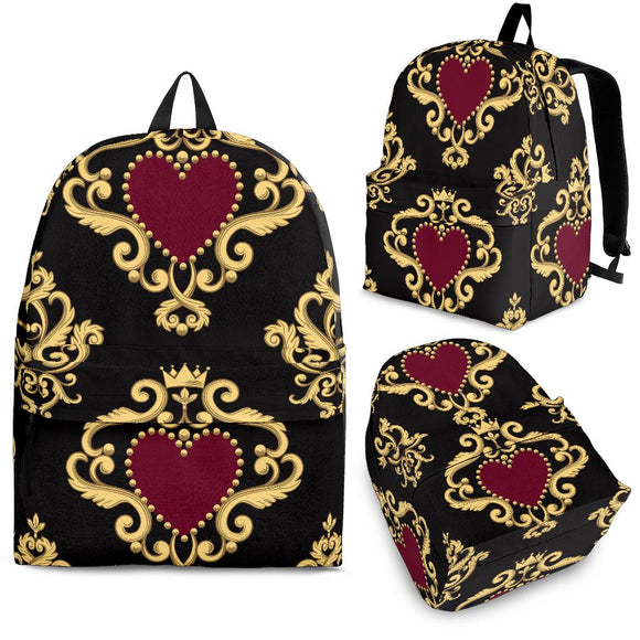 Luxury Royal Hearts Backpack