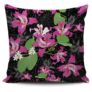 Luxury Pink Flowers Pillow Cover
