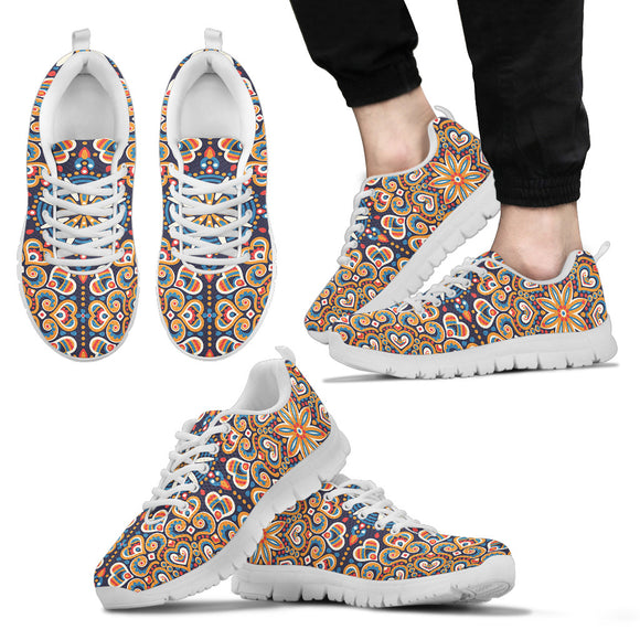 Ornamental Oriental Luxury Men's Sneakers