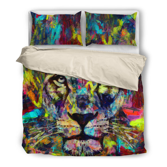 Pop Art Lion Bedding Set
