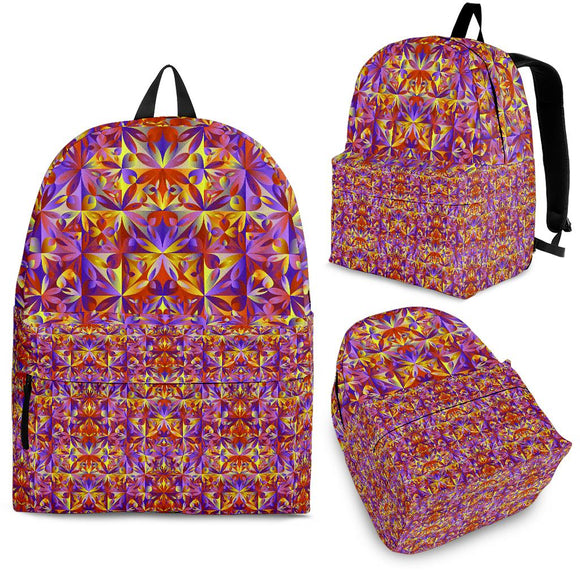 Psychedelic Orange Backpack