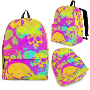 Yellow Skulls Backpack