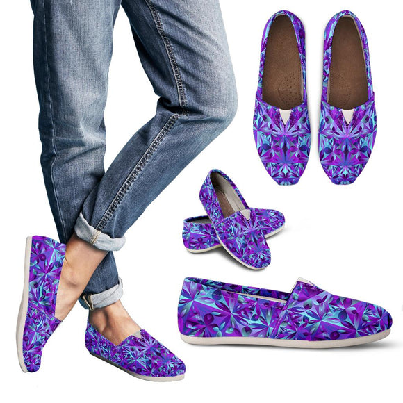 Psychedelic Violet Women's Casual Shoes