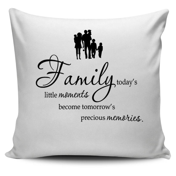 Family Quote Treasures Pillow Cover