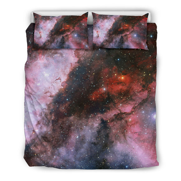 Carina Nebula and WR 22 Galaxy Object Bedding Set