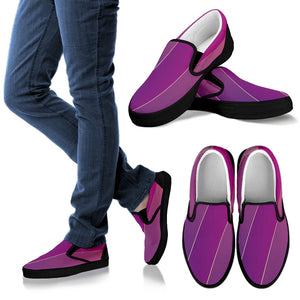 Glamour Purple Women's Slip Ons