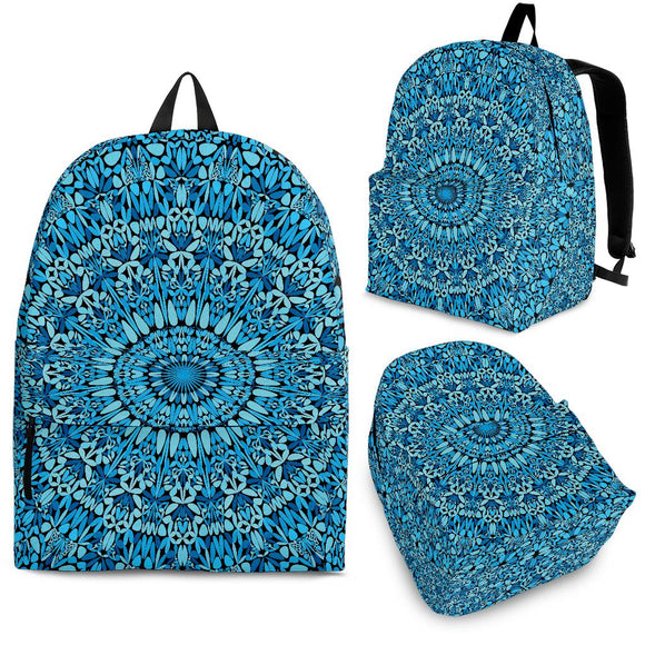 Sky Blue Mandala Backpack