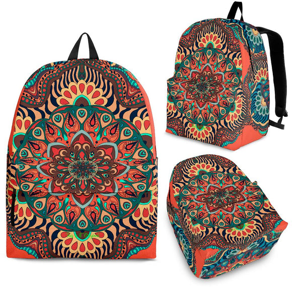 Beautiful Vibes Mandala Design Four Backpack