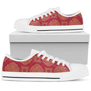 Royal Red Women's Low Top Shoes
