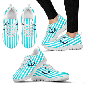 Blue Nautical Women's Sneakers