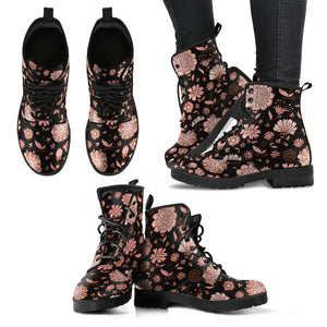 Flowery Modern Style Handcrafted Boots