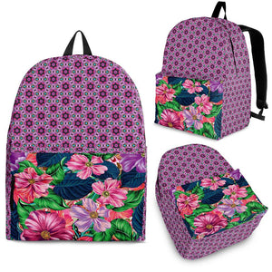 Flowery Pink Backpack