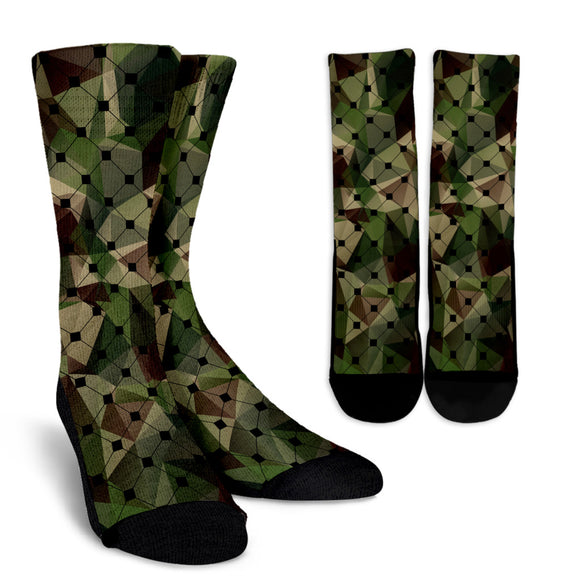 Army Net Crew Socks