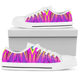 Racing Style Pink Colorful Vibes Low Top Shoe