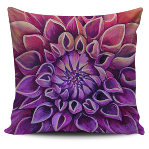 Beautiful Purple Flower Pillow Cover