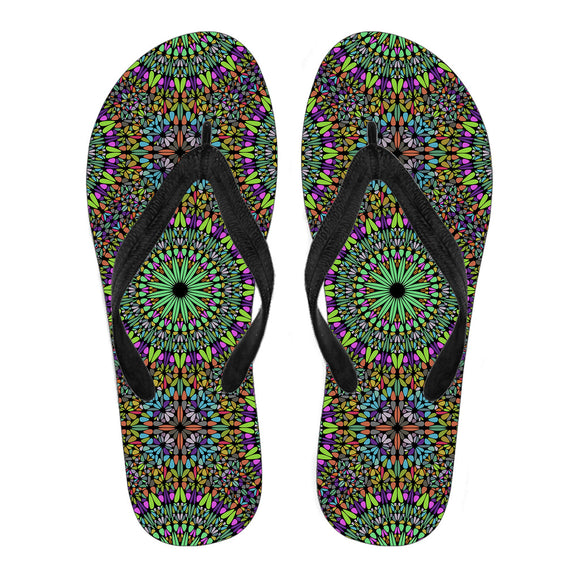 Mandala Boho Luxury Women's Flip Flops