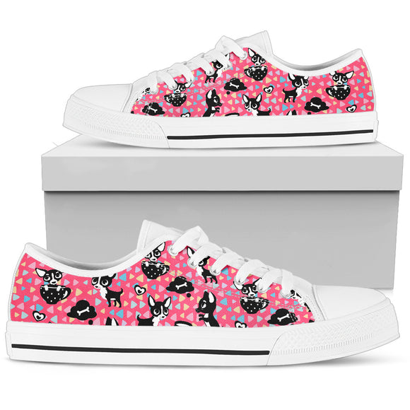 Lovely Chihuahua Women's Low Top Shoes