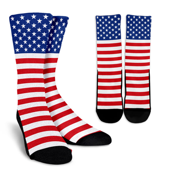 USA Stars Crew Socks