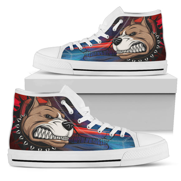 American Bully Men's High Top Shoes