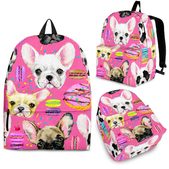 Pink Pug Dog Backpack