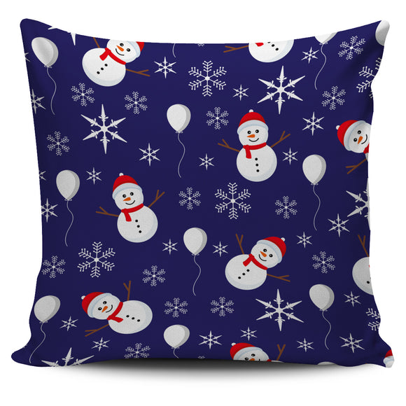 Christmas Blue Good Vibes Only Pillow Cover