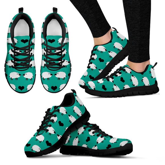 Sheep And Heart Women's Sneakers