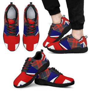UK Flag Men's Athletic Sneakers