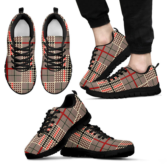 Awesome Tartan Plaid Men's Sneakers