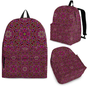 Flowery Mandala Mosaic Backpack