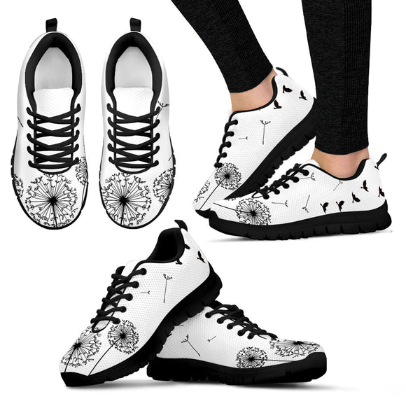 White Dandelion Women's Sneakers