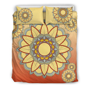 Orange Mandala Dream Bedding Set