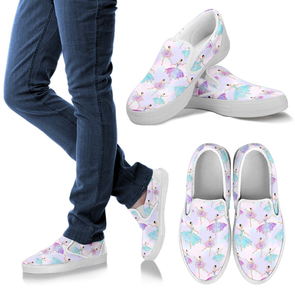 I Want To Be A Ballerina Women's Slip Ons