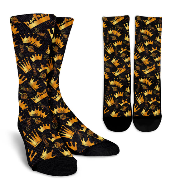 Queen And King Crew Socks