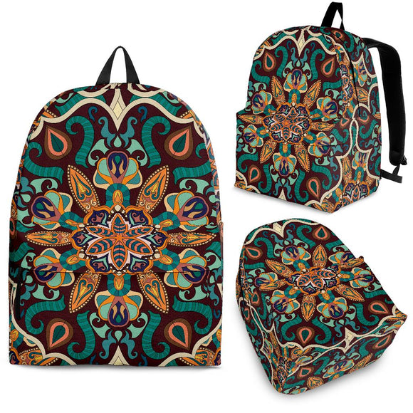 Ornamental Beige Heaven Backpack