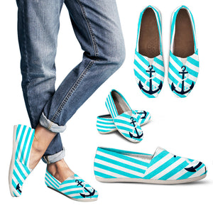 Blue Nautical Women's Casual Shoes
